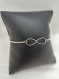 Forever - bracelet acier inoxydable symbole infini