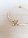 Bracelet femme doré fermoir t • bracelet boho bohème • bracelet plage tendance • cadeau pour elle, cadeau fête des mères, bracelet d’amitié