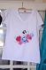 T-shirt femme et fleurs