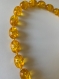 Collier d’ambre en perles