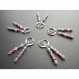 Boucles d'oreille en rubis et saphirs rustiques : corindons naturels, personnalisables, crochets en acier chirurgical