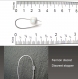 Boucles d'oreille modernes, pierre de lune naturelle, crochets en acier chirurgical