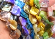 Perles de coquille d'eau douce (nacre)  couleurs mixtes