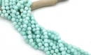 Perles amazonite pierre   ronde aqua-marine 8mm/6mm par lot de 10/20/30/40 unités ou stand