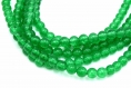 Perles 6mm jade vert lot de 20/40 unités