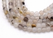 Perles agate  6mm  pierre ronde , pierre de gemmes naturelle lot de 20/40 unités-pour fabrication de bijoux diy