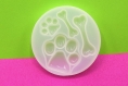 1 moule en silicone pattes d'animaux et os, moules de résine, pour la résine uv, savon, polymère réf:m1600000