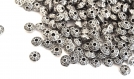 Perles intercalaires bicône couleur argent tibétain /doré antique / bronze  / mixte  6x4mm bead spacers - metal beads lot de 30/50 unités