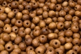 Perles en bois d'olivier forme rondelle 10mm  - artisanal français