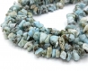 Perles de gemmes natura larimar puces lot de 20/50/100 perles