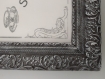 Tableau décoratif cadre ancien plaque décorative déco salon de thé 