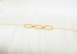 Bracelet femme délicat / chaîne fine/ chaîne grosse maille /cadeau femme  /doré à l 'or fin