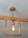 Lustre en bois flotté , suspension luminaire en bois flotté, lampe suspendue contemporaine, lampe de plafond, éclairage en bois de pendentif