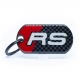 Audi rs design porte-clé carbone keyring keychain carbon original