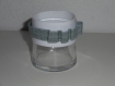 Bracelet support de tubes d'analyses- blanc/vert amande - taille s
