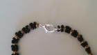 Bracelet élastique perles de rocaille bicolore