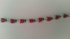 Bracelet élastique en perles tricolore