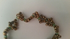 Bracelet élastique en perles de rocaille tricolore
