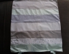 Housse de matelas à langer coton vert d'eau,gris clair étoilé, blanc étoilé 