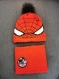 Bonnet/snood spiderman tricot enfant 