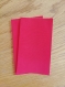 Renfort collant rouge (deux morceaux de 10.5 * 7.5 cm)
