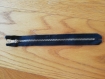 Fermeture zip grise 19 cm