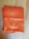 Coupon de tissu orangé