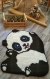 Main tufting panda carpet tapis home maison decorative living room chambre pour enfants ours