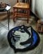 Main tufting husky chiens carpet tapis home maison decorative living room chambre sejour salon
