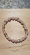 Bracelet quartz rose cristal de roche