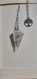 Pendule pendentif fluorite radiesthésie