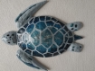 Tortue de mer, papier mâché, fait main, décoration ou cadeau unique, 31 cm