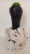 Poussin dans sa coquille, en papier mâché, fait main, décoration ou cadeau unique, 25 cm de haut