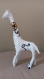 Girage blanche, papier mâché, fait main, décoration ou cadeau unique, 25 cm de haut