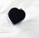 Miroir de poche,de sac, pliable et en forme de cœur