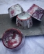 Coquetier conique en porcelaine-à l'unité peint à la main