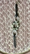 Bracelet chain jaspe dalmatien argenté