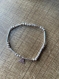 Bracelet berlin (perles en argent 925 + breloque triangle)