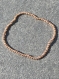 Bracelet nairobi (perles en argent 925 rose doré)