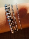 Bracelet new delhi (perles en argent 925)