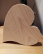 Coeur en bois à personnaliser