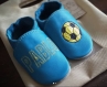 Personalized leather slippers with name, logo, design or any custom embroidery from 18 to 48