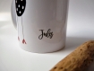Le mug de ma poule mug moderne au motif poétique et minimaliste