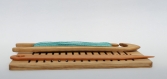 Kit de tissage, heddle 6 dpi 16 cm / 31 fils, navette et aiguille