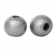 20 perles en bois 10mm couleur argenté 10 mm creation colier, attache tetine ...