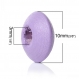 30 perles intercalaires en bois, couleur violet 10mm perle rondelle 10 x 5mm