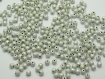 Lot 50 perle stardust argenté 4mm mixte creation bijoux, collier mc0104002
