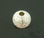 Lot 50 perle stardust metal argenté 4mm mixte creation bijoux, collier mc0104003