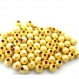Lot 50 perle stardust metal doré 4mm mixte creation bijoux, collier mc0104005