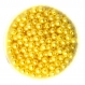 50 perles 6mm imitation brillant couleur jaune creation bijoux, bracelet